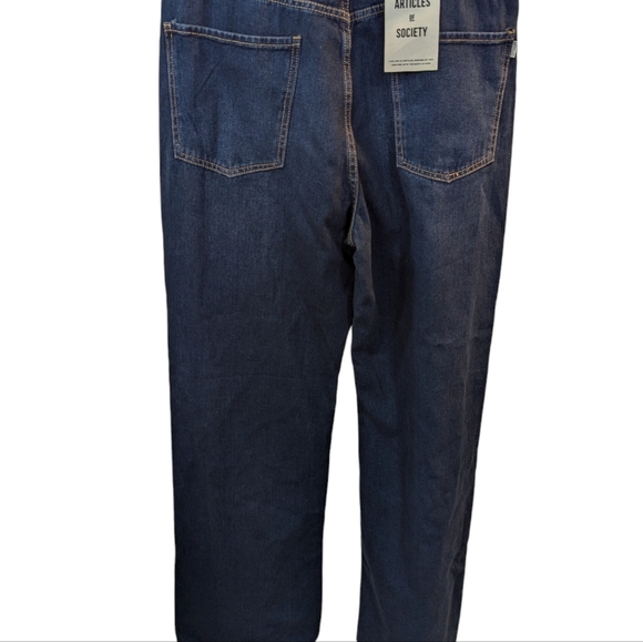 NEW...Articles of Society Jane Wide Leg Jeans in French Blue...Size 12/31 - Picture 3 of 9